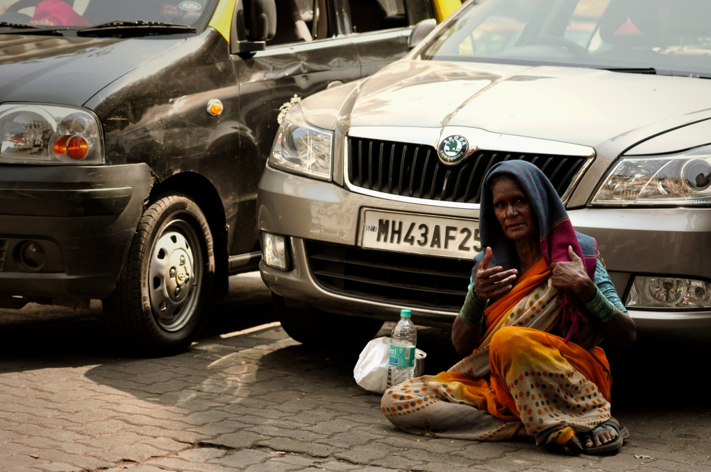 Photo of India begging.